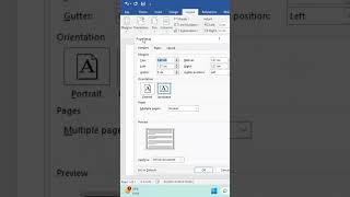 How to set margin of a page in MS-WORD? #msword #mswordinhindi #mswordforbeginners #mswordtutorial
