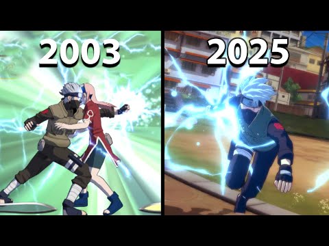 Evolution Of Kakashi Lightning Blade (Chidori) 2003-2025