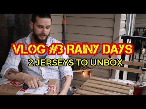 Vlog #3 Rainy Day with 2 Jerseys to Unboxing and a Cuban to Smoke!