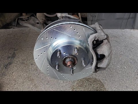 Installing Detroit Axle Drilled and Slotted Rotor Brake Set on 2018 Toyota Rav4 XLE