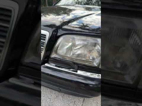 Thumbnail for 1997 Mercedes S500 before and after headlight glass replacement. Getting #ProjectIona ready to roll.