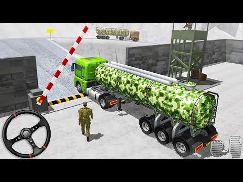 US Offroad Military Oil Truck - Army Transport Truck Driver - Android GamePlay #2