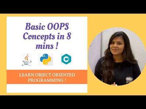 Object Oriented Programming Concepts in 8 minutes