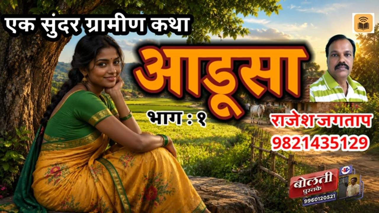 आडूसा : लेखक राजेश जगताप  : एक सुंदर ग्रामीण कथा :@bolti_pustake @ka