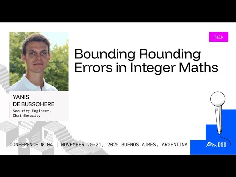 Bounding Rounding Errors in Integer Maths preview