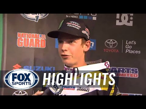 Adam Cianciarulo Wins 3rd Race of Season - Detroit 2014 - 250 East Supercross