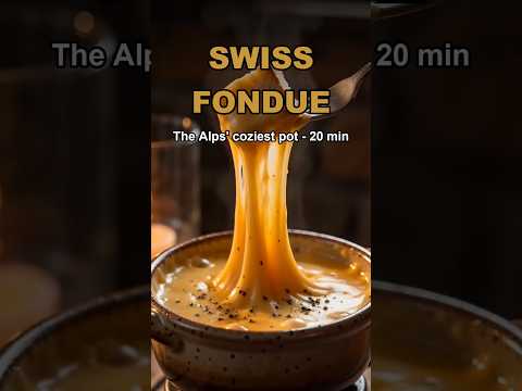 Swiss Cheese Fondue in 20 Minutes