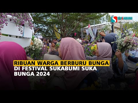 Ribuan Warga Berburu Bunga di Festival Sukabumi Suka Bunga 2024