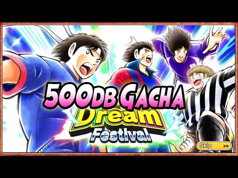 500db GACHA DREAM FEST "NEW" MATSUYAMA 'Red' & CITBASA - Captain Tsubasa Dream Team
