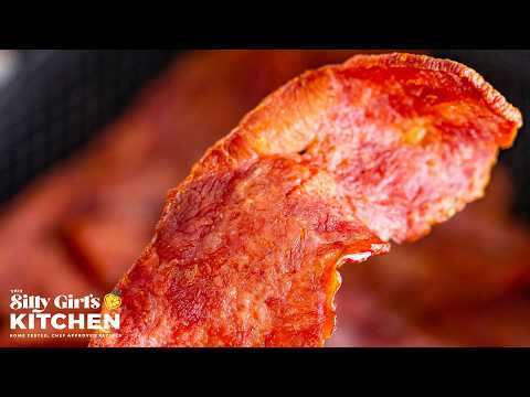 Crispy Air Fryer Turkey Bacon in 10 Minutes! | This Silly Girl's Kitchen