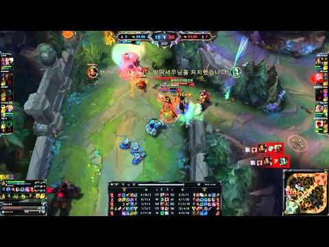 SKT T1 Faker   Nidalee vs Zed   CJ Entus Ambition, KR LOL SoloQ Highlights