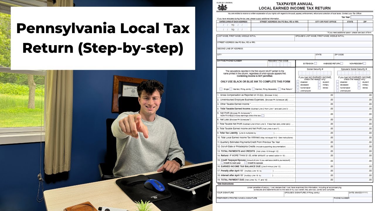 How to file a PA Local Tax Return (2026)
