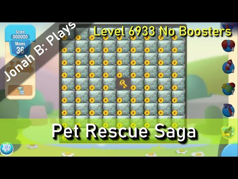 Pet Rescue Saga Level 6933 No Boosters