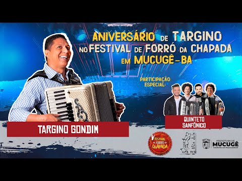 Aniversário de TARGINO no FESTIVAL de FORRÓ de CHADAPA! Part. Quinteto Sanfônico do Brasil!