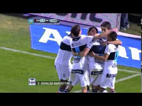 Gol de Barsottini  Newells 1   Gimnasia 1  Fecha 2  Torneo Primera División 2014  FPT large