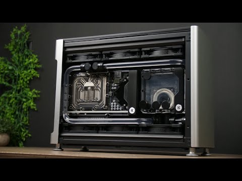 Tweaked i100 Pro | Liquid cooled dual 360mm radiator Jonsplus i100 Pro,  RTX4090, 7950X - Time Lapse
