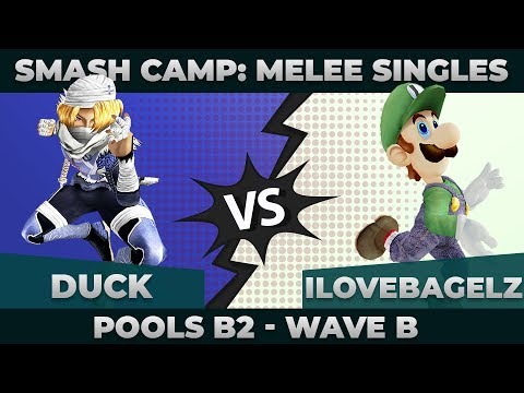 Duck vs ilovebagelz - Winners' Semifinals: Melee Singles Pools - Smash Camp 2019 | Sheik vs Luigi