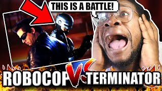 Terminator vs Robocop. Epic Rap Battles of History (REACTION!)