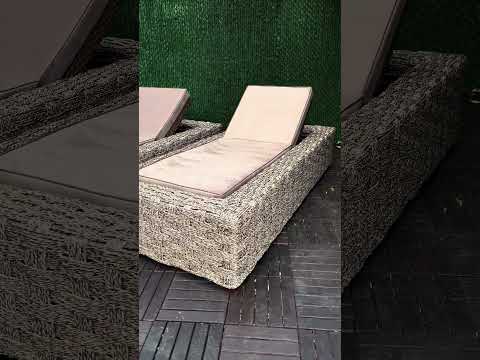 Шикарні лежаки з штучного ротангу 