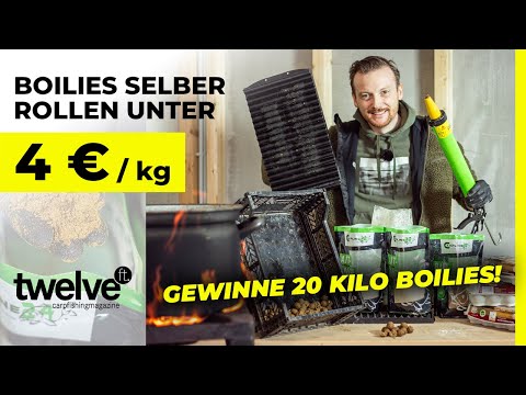 Boilies selber machen unter 4€ / kg + Rezept ⭐ Gewinne 20 Kilo Baits von Carpline24 ⭐ günstig rollen