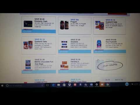 Printing Coupons from CVS.COM | How to print CVS store coupons Video