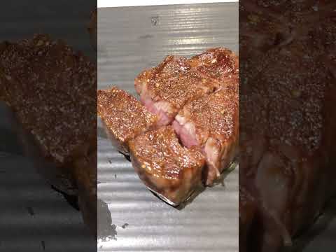 $130 Wagyu Teppanyaki steak course in Tokyo - 4K #Shorts #Teppanyaki