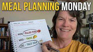 Week 43 Meal Planning Monday | Pulled Pork, Tacos & Soup