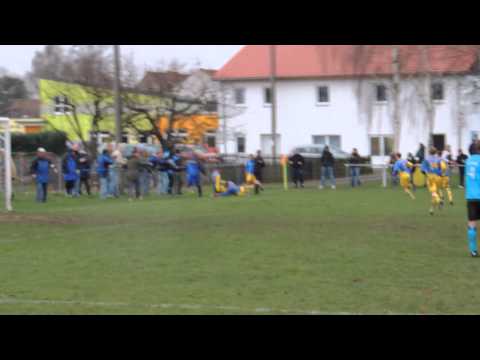 Steiner's Elfmeter gegen Zeitz zum 3:3 Endstand