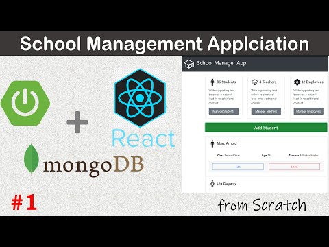 Full Stack Web Application.SPRING BOOT + REACTJS + MONGODB  | PART 1