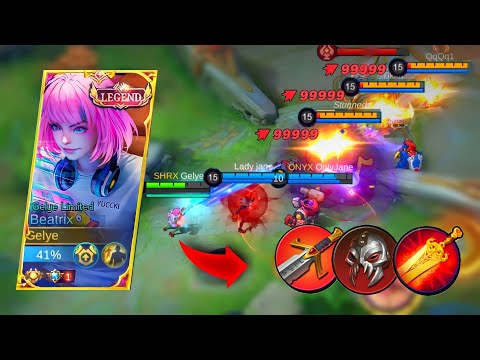 THANKS MOONTON FOR THIS NEW BEATRIX ONE SHOT BUILD - MLBB