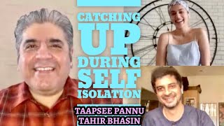 Taapsee Pannu & Tahir Bhasin interview with Rajeev Masand | Lockdown | Run Lola Run video