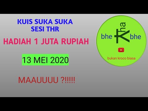 kuis berhadiah 1 juta Rupiah