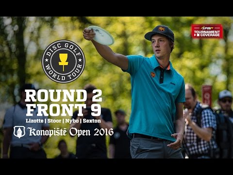 2016 Konopiste Open: Round 2, Front 9 (Lizotte, Stoor, Nybo, Sexton)