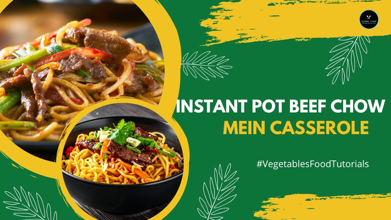 Instant Pot Beef Chow Mein Casserole Recipe | Easy Dinner