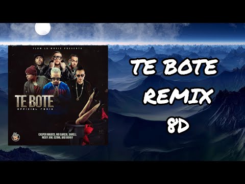 (Audio 8D) 🎧 Te Bote Remix - Casper, Nio García, Darell, Nicky Jam, Bad Bunny, Ozuna (Audio Club)