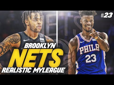 JIMMY BUTLER DOMINATES!! NBA 2K19 BROOKLYN NETS REALISTIC MYGM #23
