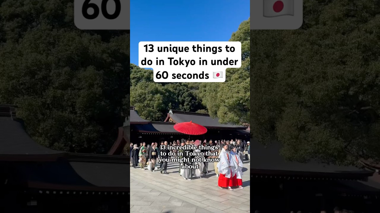 13 incredible things to do in Tokyo!