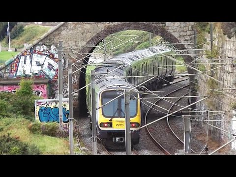 Irish Rail 8520 and 29000 Class Trains - Killiney Coast, Dublin