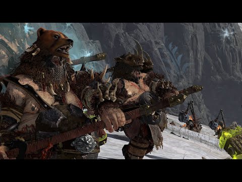 SCM Might of the Maw mod- Ogre Kingdoms vs Demons of chaos warhammer 3