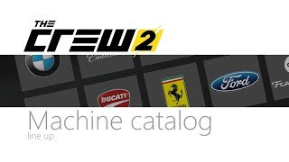 【紹介】THE CREW2 マシンカタログ