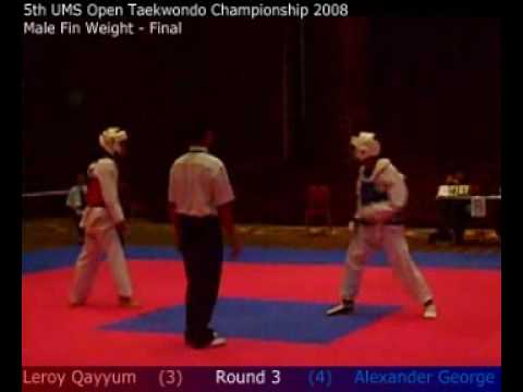 Fin Weight (Male) All Masterskill Final - UMS Open Taekwondo Championship 2009