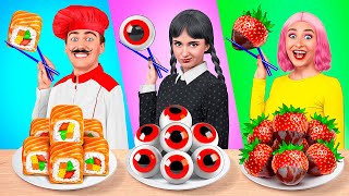 Wednesday vs Grandma Cooking Challenge | Funny Situations and Fails by Friendly DO