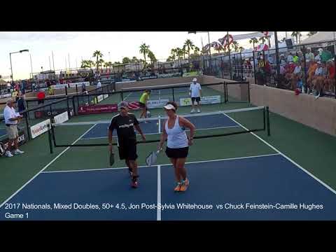 2017 Nationals Mixed Doubles 50+ 4.5 Gold Medal Match