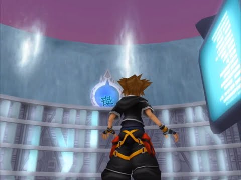 KINGDOM HEARTS II FINAL MIX cutscene: 32 - Computer is Activated - HD 720p