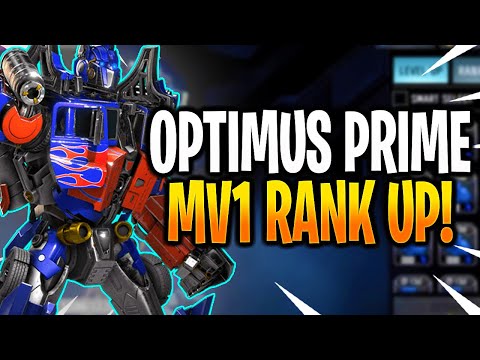 *NEW* 5 STAR OPTIMUS PRIME MV1 RANK UP & GAMEPLAY! - Transformers: Forged To Fight
