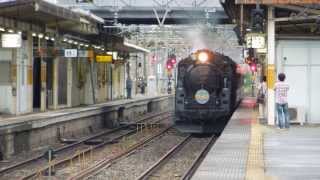 preview picture of video '上越線SLみなかみ号 新前橋駅到着 Rapid Train MINAKAMI'