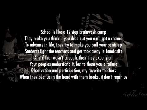 Dead Prez - They Schools (Lyrics Video)