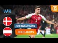ERG SLIM AFGEMAAKT! ?⚽️ | Denemarken vs Oostenrijk | Kwalificatie WK 2022 | Samenvatting