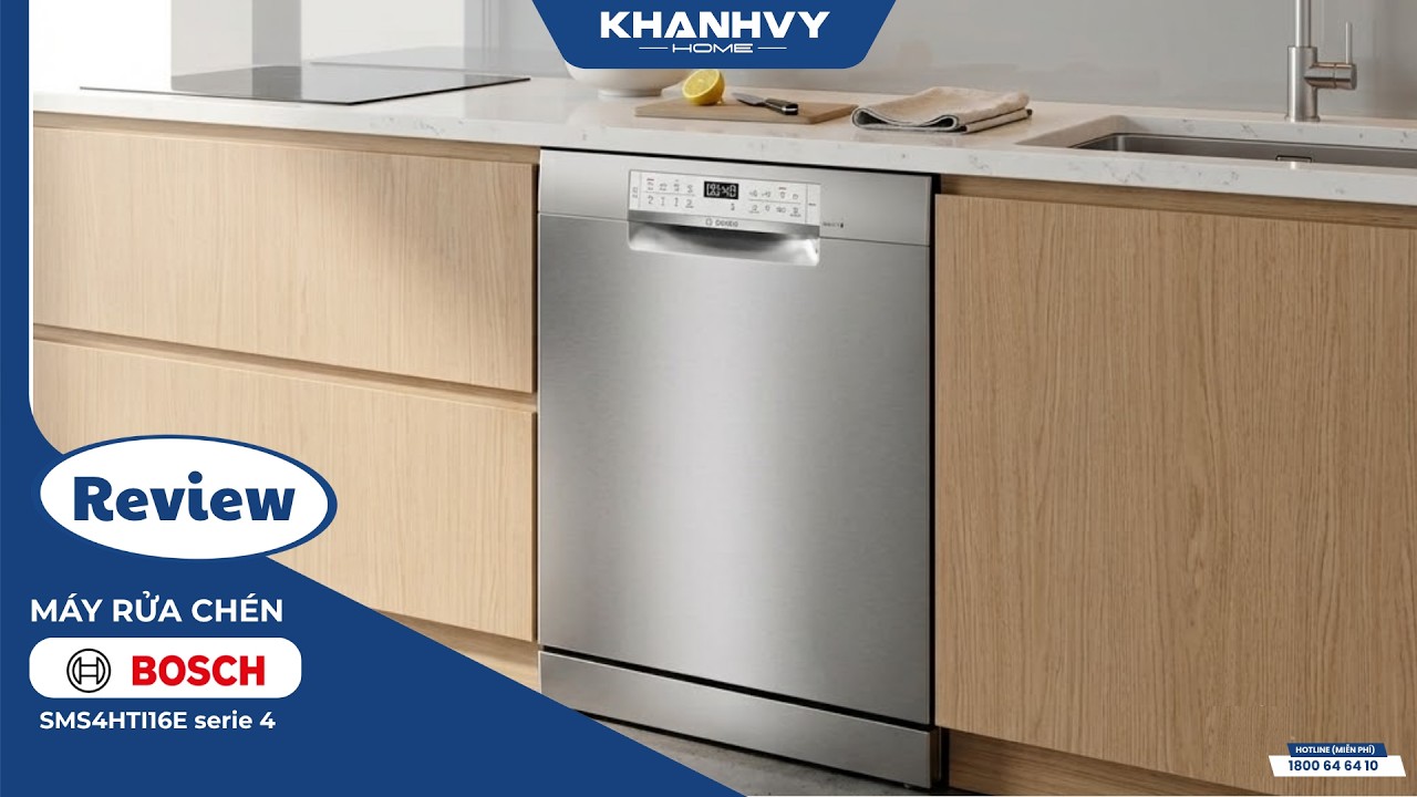 Máy rửa chén Bosch SMS4HTI16E serie 4