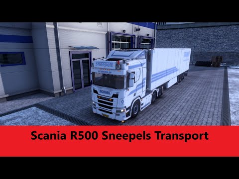 ETS2 (1.46). Scania R500 Sneepels. Rotterdam (Pays-Bas) - Calais (France).